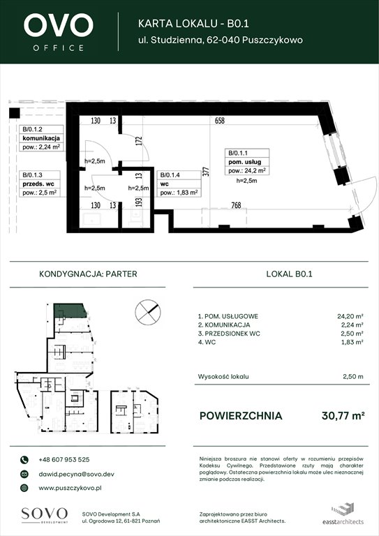 Nowe mieszkanie OVO Office Puszczykowo, Studzienna 2G  31m2 Foto 1