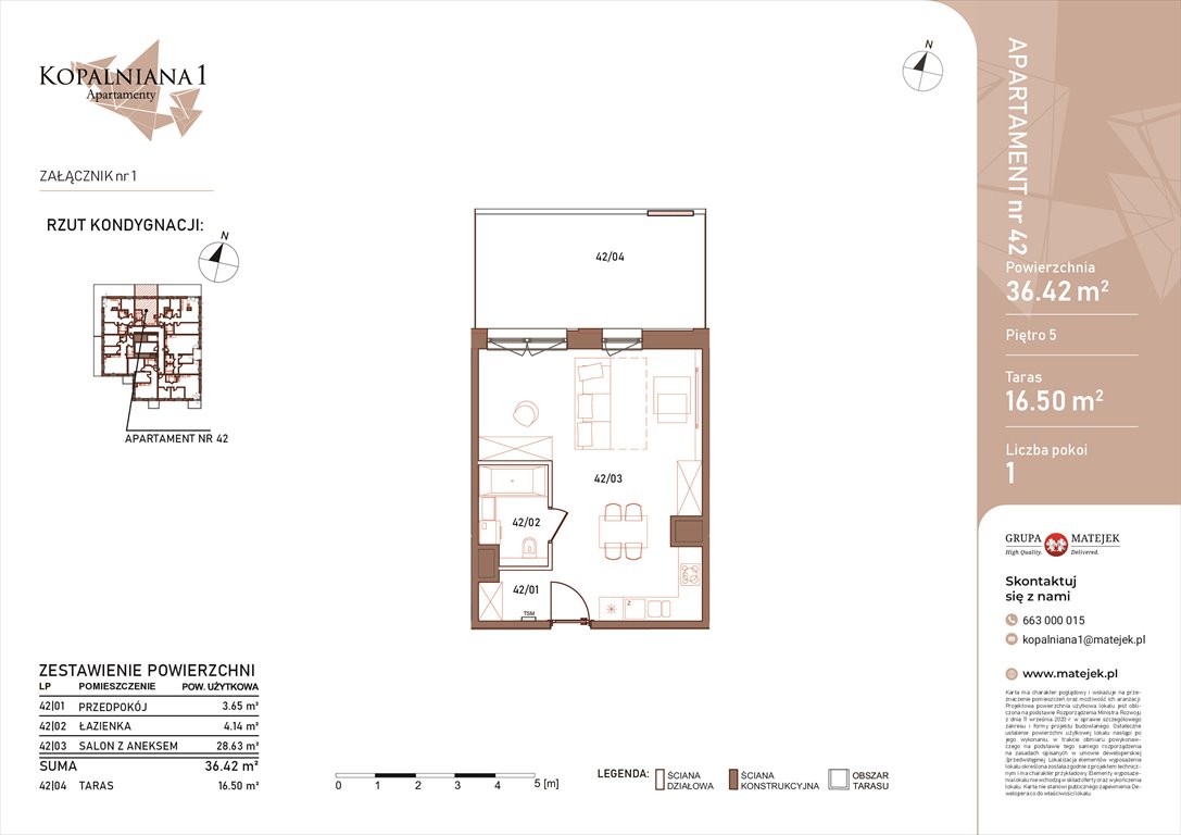 Nowa kawalerka KOPALNIANA 1 Katowice, Bogucice, Kopalniana 1  36m2 Foto 1