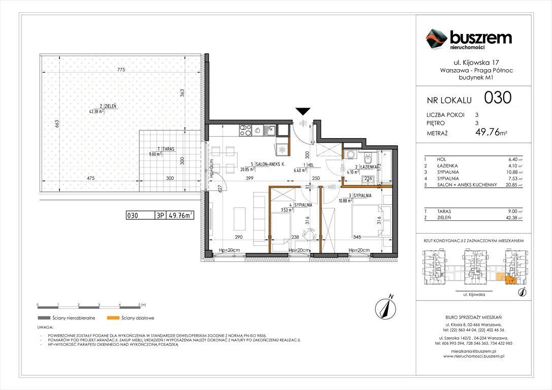 Nowe mieszkanie trzypokojowe Kijowska 17 Warszawa, Praga Północ, Kijowska 17  50m2 Foto 1