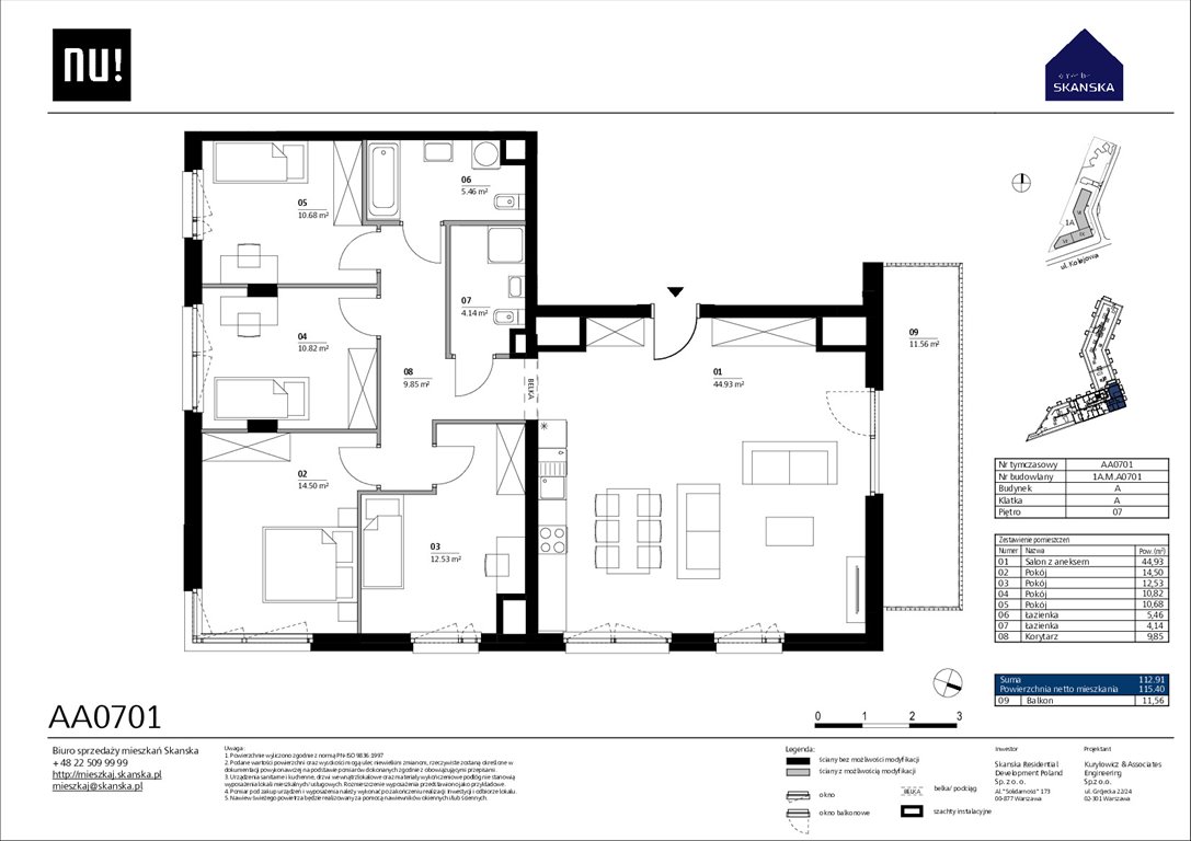Nowe mieszkanie czteropokojowe  NU Wola Warszawa Warszawa, Wola, Kolejowa  77m2 Foto 1