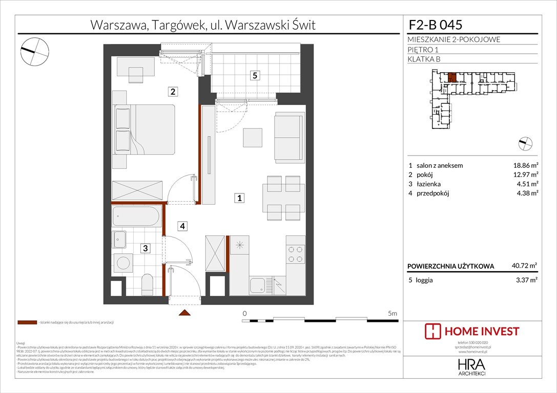 Nowe mieszkanie dwupokojowe Warszawski Świt Etap XIV Warszawa, ul. Warszawski Świt  41m2 Foto 1