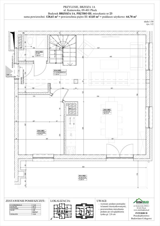 Nowe mieszkanie Przylesie 2 Płock, Góry, Kutnowska 28P, 28R  129m2 Foto 1