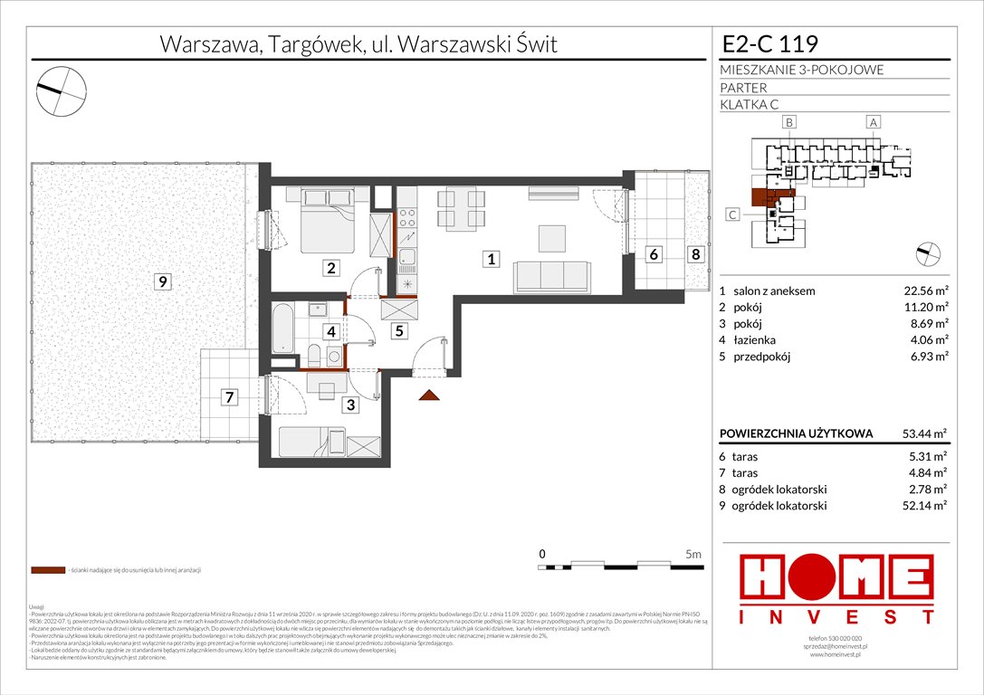 Nowe mieszkanie trzypokojowe Warszawski Świt Etap XI Warszawa, Targówek, ul. Warszawski Świt  53m2 Foto 1