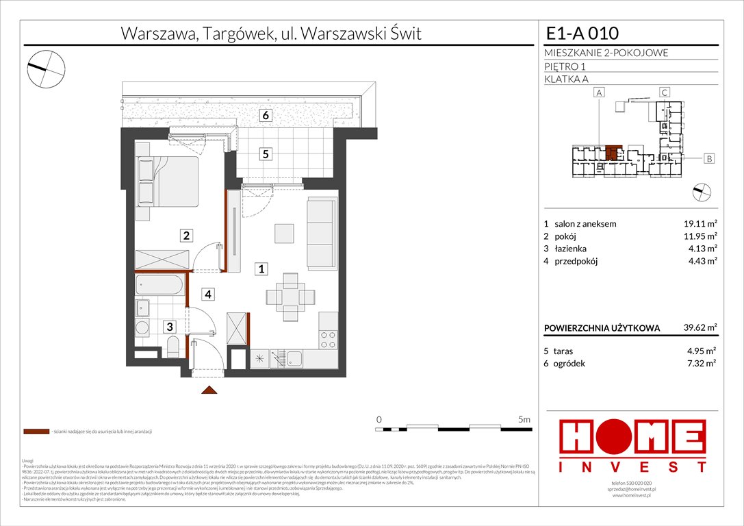 Nowe mieszkanie dwupokojowe Warszawski Świt Etap X Warszawa, Targówek, ul. Warszawski Świt  40m2 Foto 1