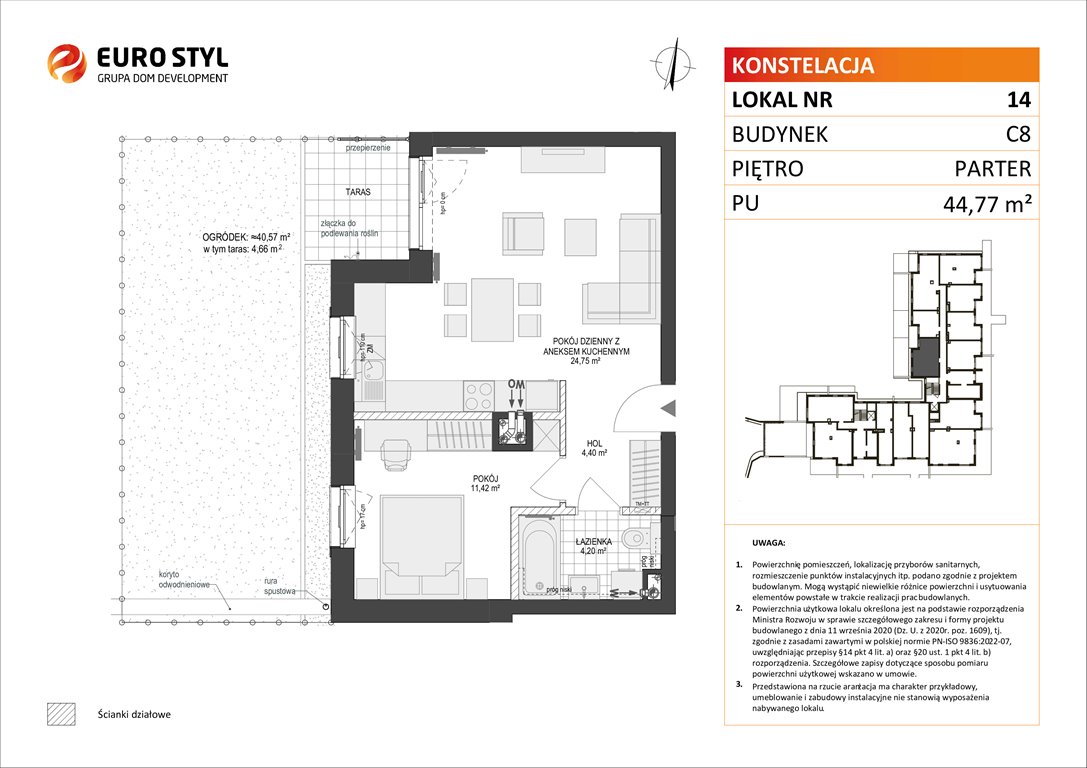 mieszkanie na sprzedaż 45m2 mieszkanie Gdynia, Pogórze, Paderewskiego