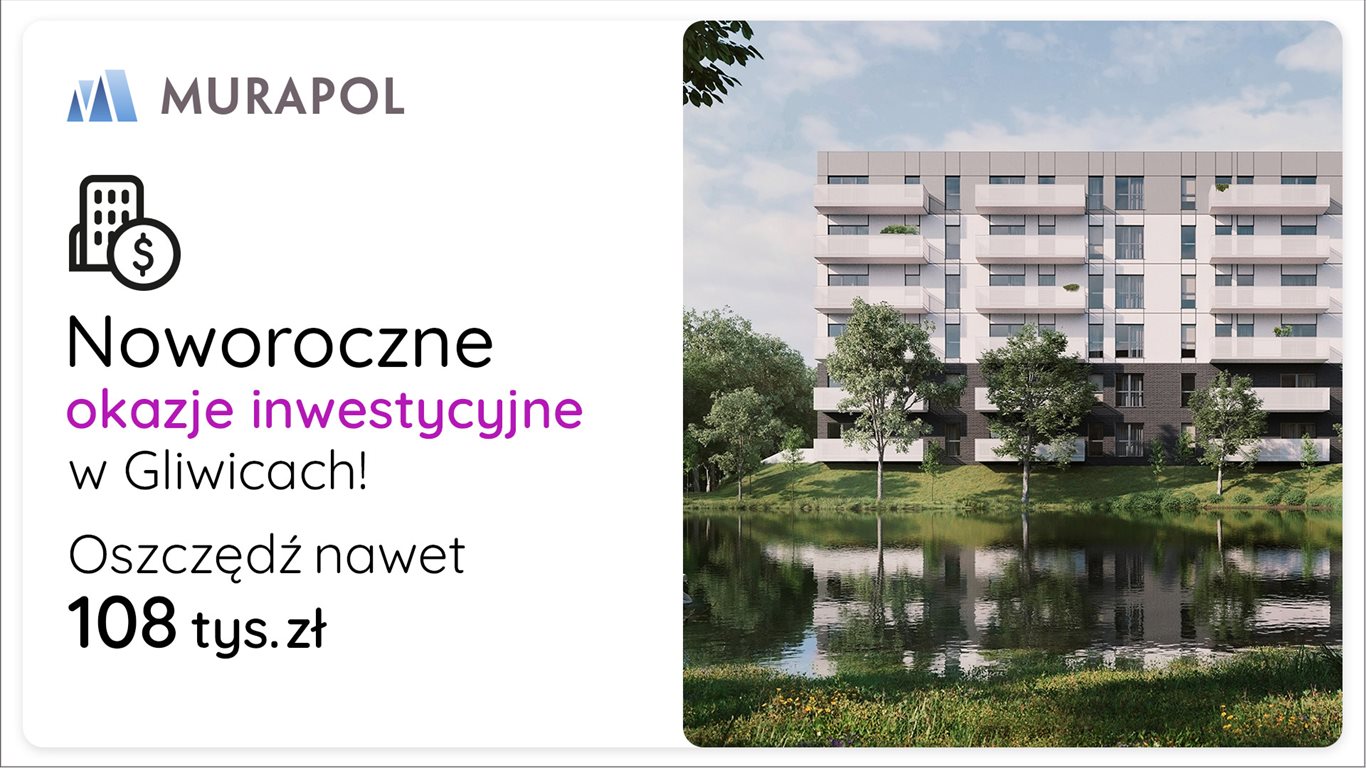 Nowe mieszkanie trzypokojowe Murapol Osiedle Szafirove Gliwice, STARE GLIWICE, ul. Szafirowa  53m2 Foto 1