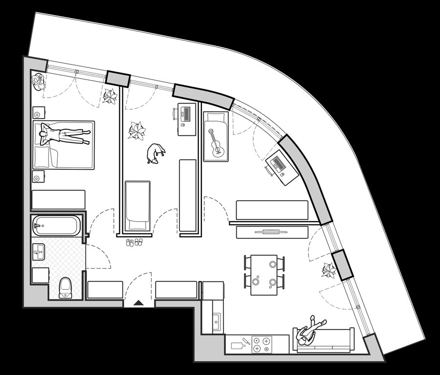 mieszkanie na sprzedaż 65m2 mieszkanie Świętochłowice, Piaśniki, ul. Sudecka 10