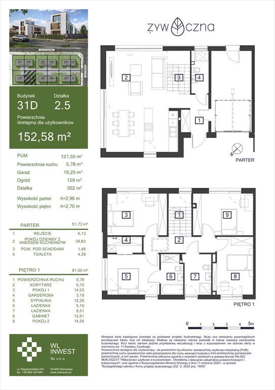 Nowy dom OSIEDLE ŻYWICZNA Warszawa, Białołęka, Żywiczna 31  153m2 Foto 1