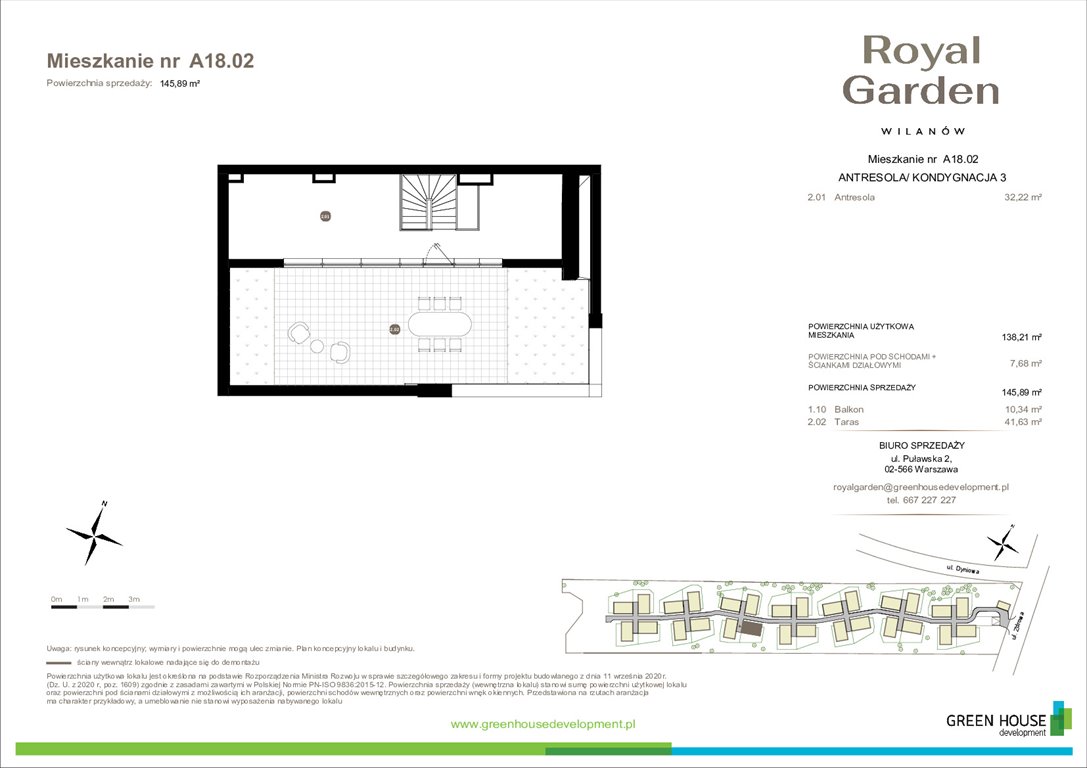 Nowe mieszkanie Royal Garden Wilanów - Domy Warszawa, Zdrowa 2  138m2 Foto 1