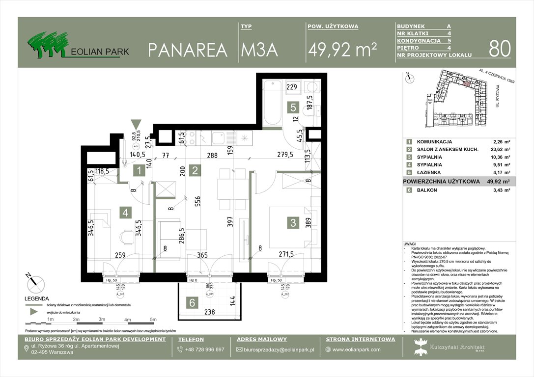 Nowe mieszkanie trzypokojowe PANAREA Warszawa, Ursus, Ryżowa  50m2 Foto 1