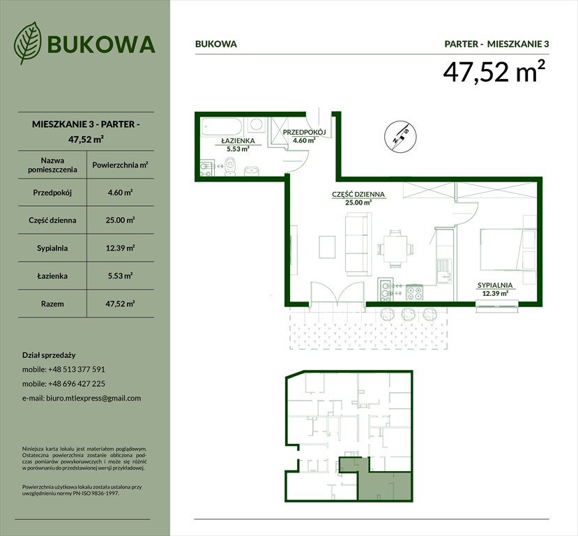 Nowe mieszkanie dwupokojowe Apartamenty Bukowa Bielsko-Biała, Aleksandrowice, Bukowa 29  48m2 Foto 1