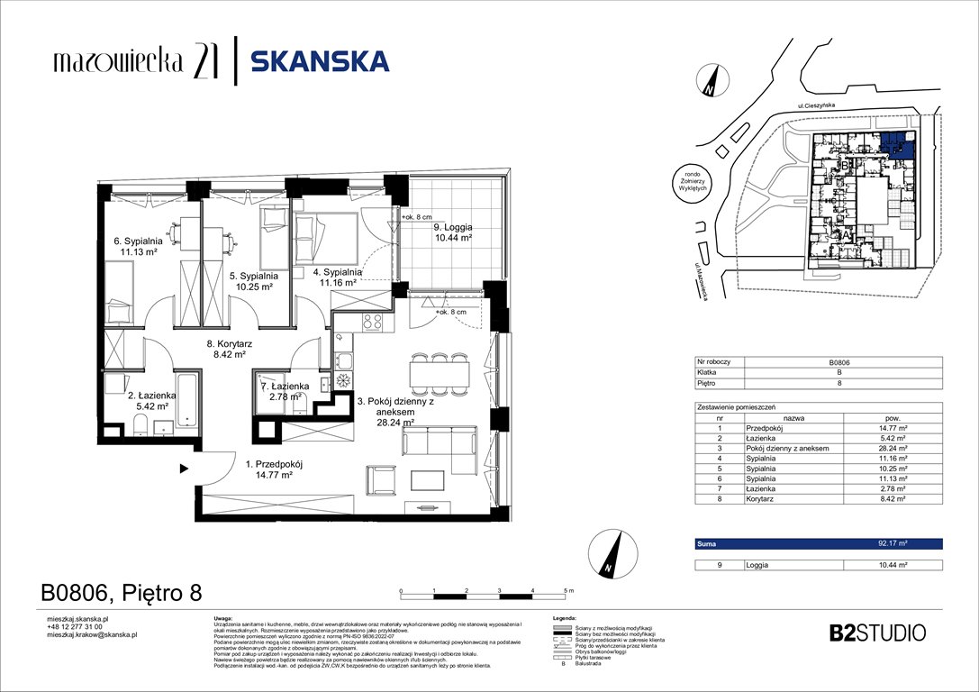 Nowe mieszkanie czteropokojowe  Mazowiecka 21 Kraków, Krowodrza, ul. Mazowiecka 21  92m2 Foto 1
