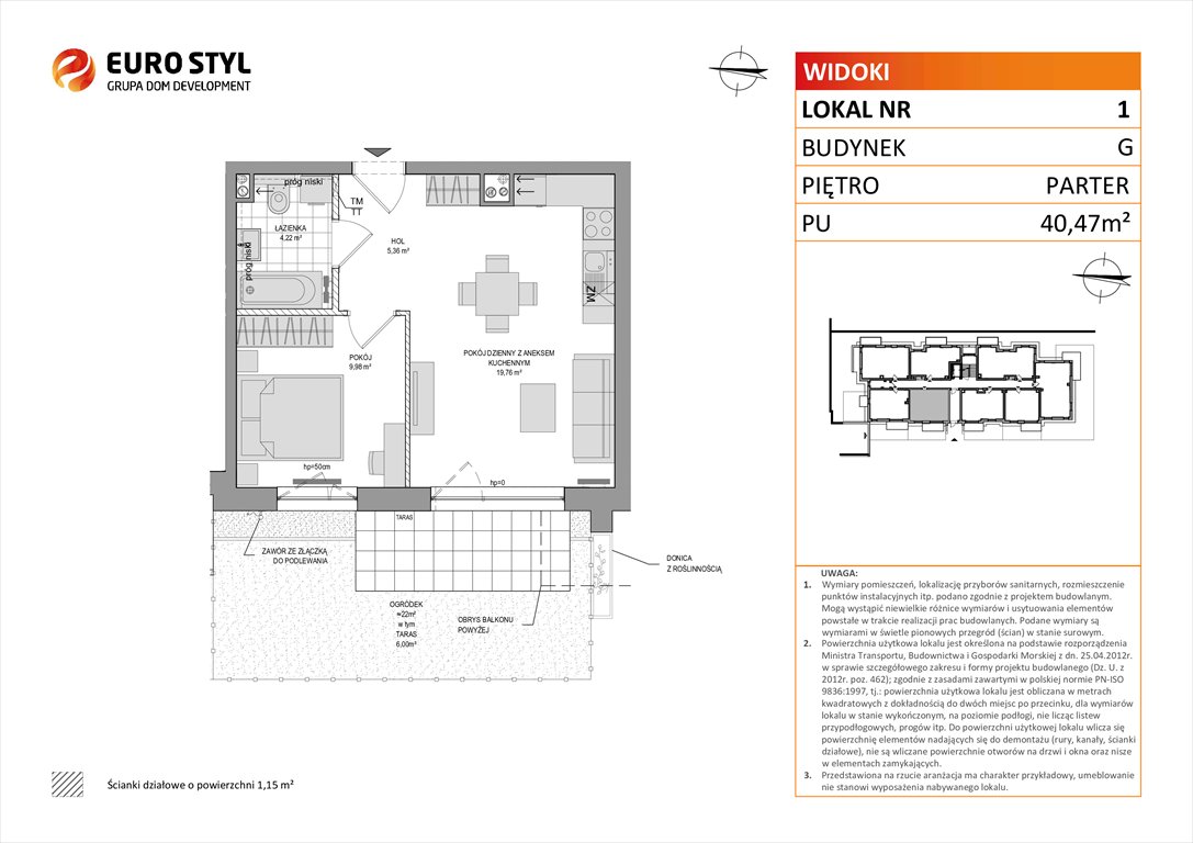 mieszkanie na sprzedaż 40m2 mieszkanie Rumia, Zagórze, Wyżynna