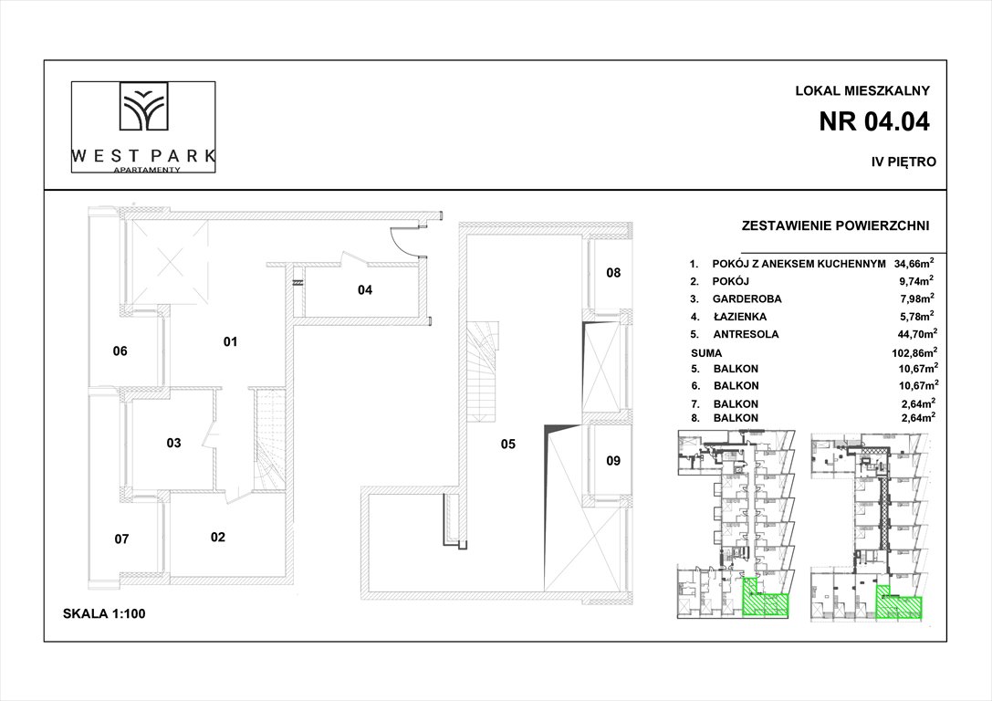 Nowe mieszkanie WEST PARK APARATAMENTY Kołobrzeg, Wylotowa 6  55m2 Foto 1