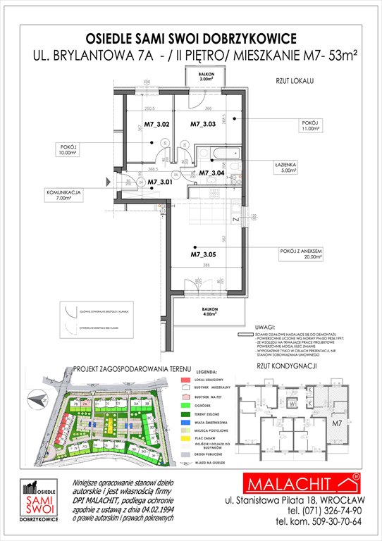 Nowe mieszkanie trzypokojowe Osiedle Sami Swoi Dobrzykowice, Brylantowa 7A  53m2 Foto 1