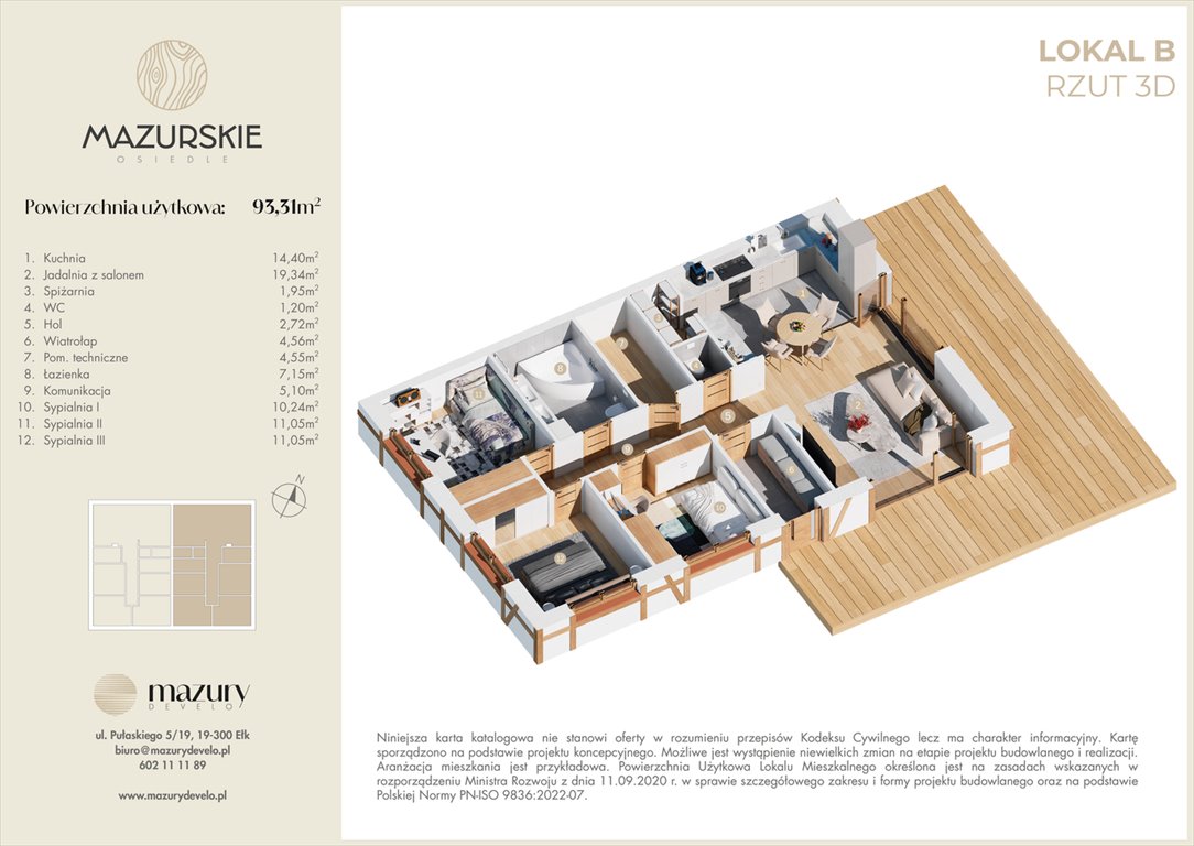 Nowy dom Osiedle Mazurskie Sędki  93m2 Foto 1