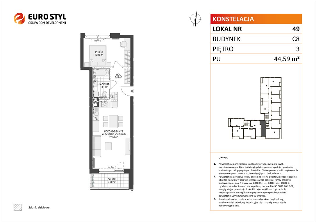 mieszkanie na sprzedaż 45m2 mieszkanie Gdynia, Pogórze, Paderewskiego