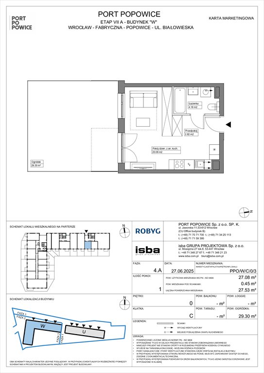 Nowa kawalerka Port Popowice Wrocław, Fabryczna, Białowieska 91a  27m2 Foto 1