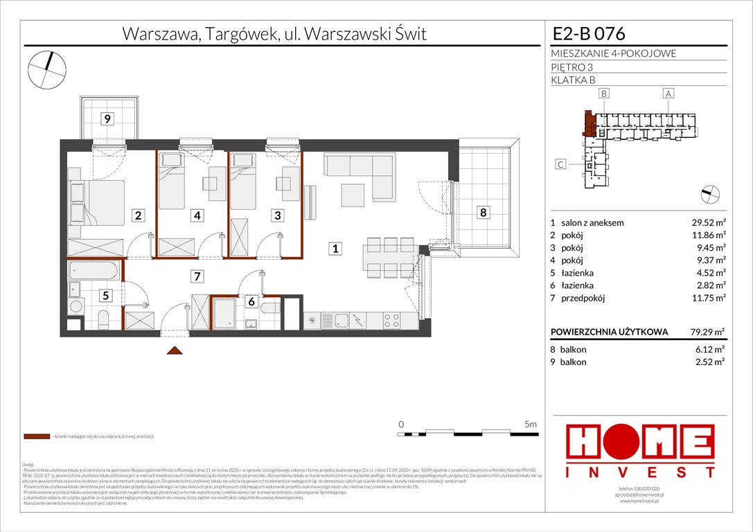 Nowe mieszkanie czteropokojowe  Warszawski Świt Etap XI Warszawa, Targówek, ul. Warszawski Świt  79m2 Foto 1