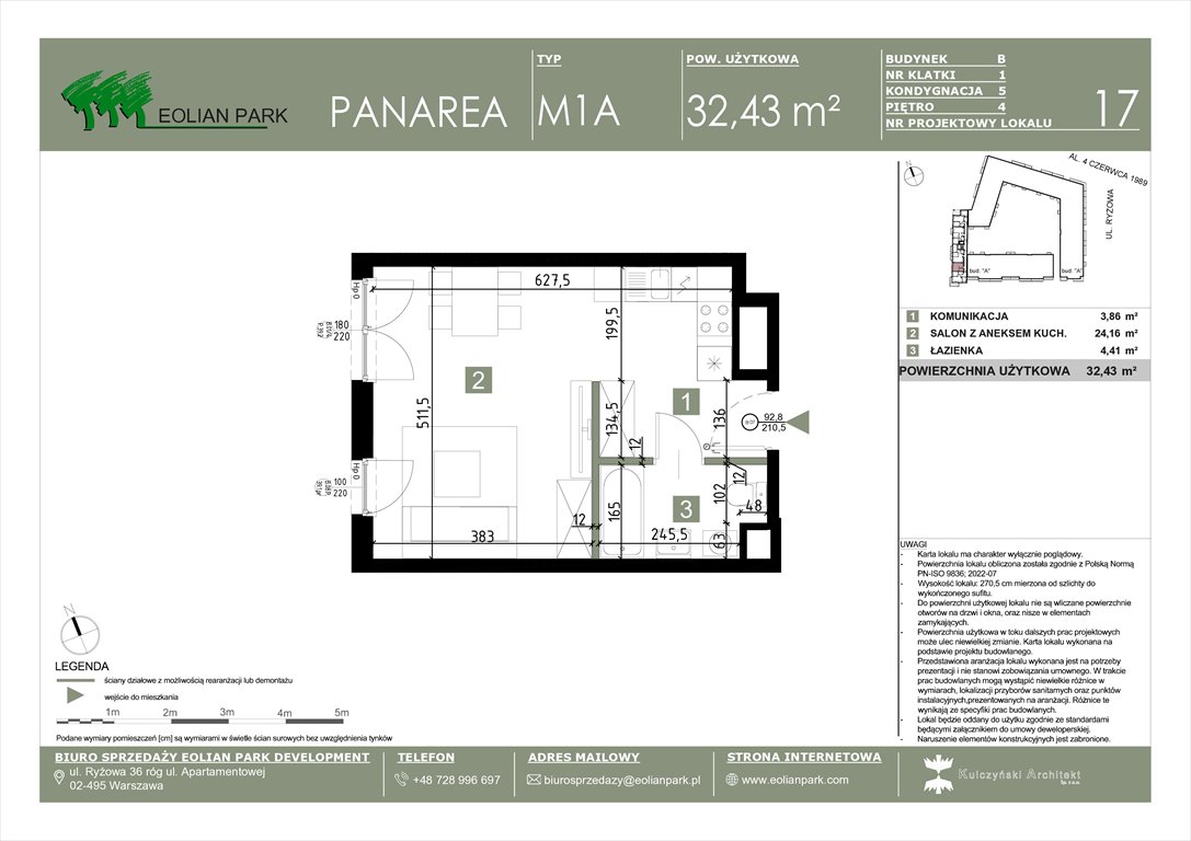 Nowa kawalerka PANAREA Warszawa, Ursus, Ryżowa  32m2 Foto 1