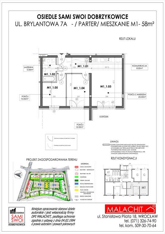 Nowe mieszkanie trzypokojowe Osiedle Sami Swoi Dobrzykowice, Brylantowa 7A  58m2 Foto 1
