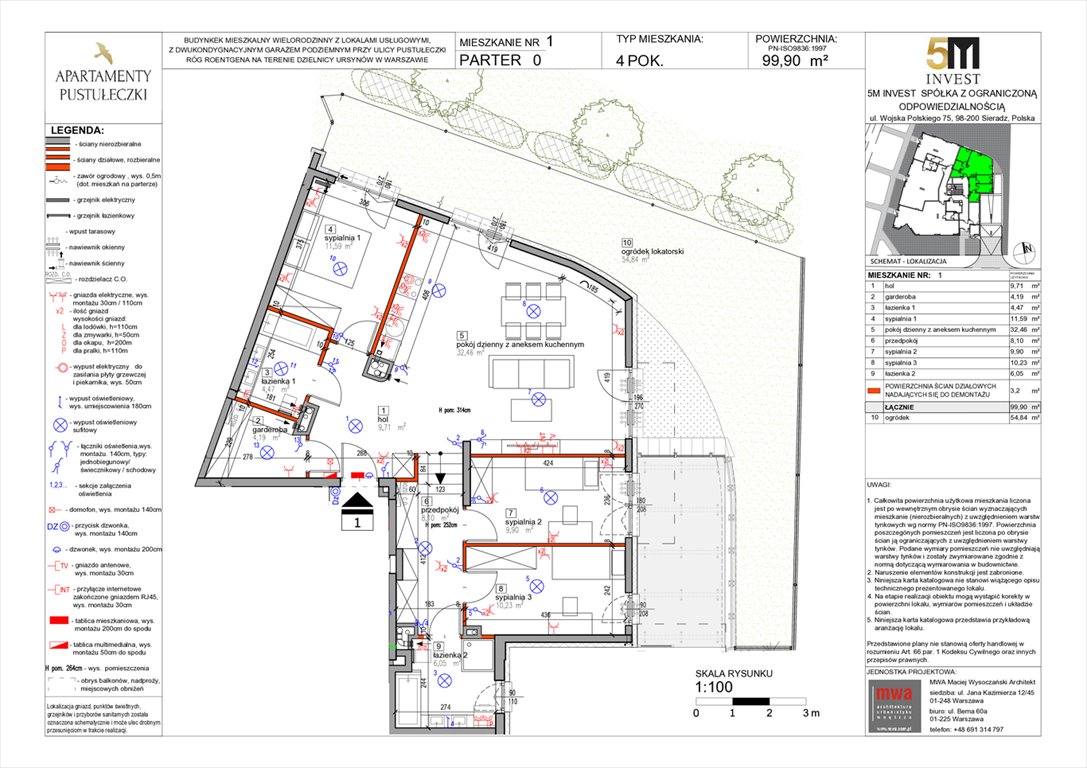 Nowe mieszkanie czteropokojowe  Apartamenty Pustułeczki  Warszawa, Ursynów, Pustułeczki 18D  Foto 1
