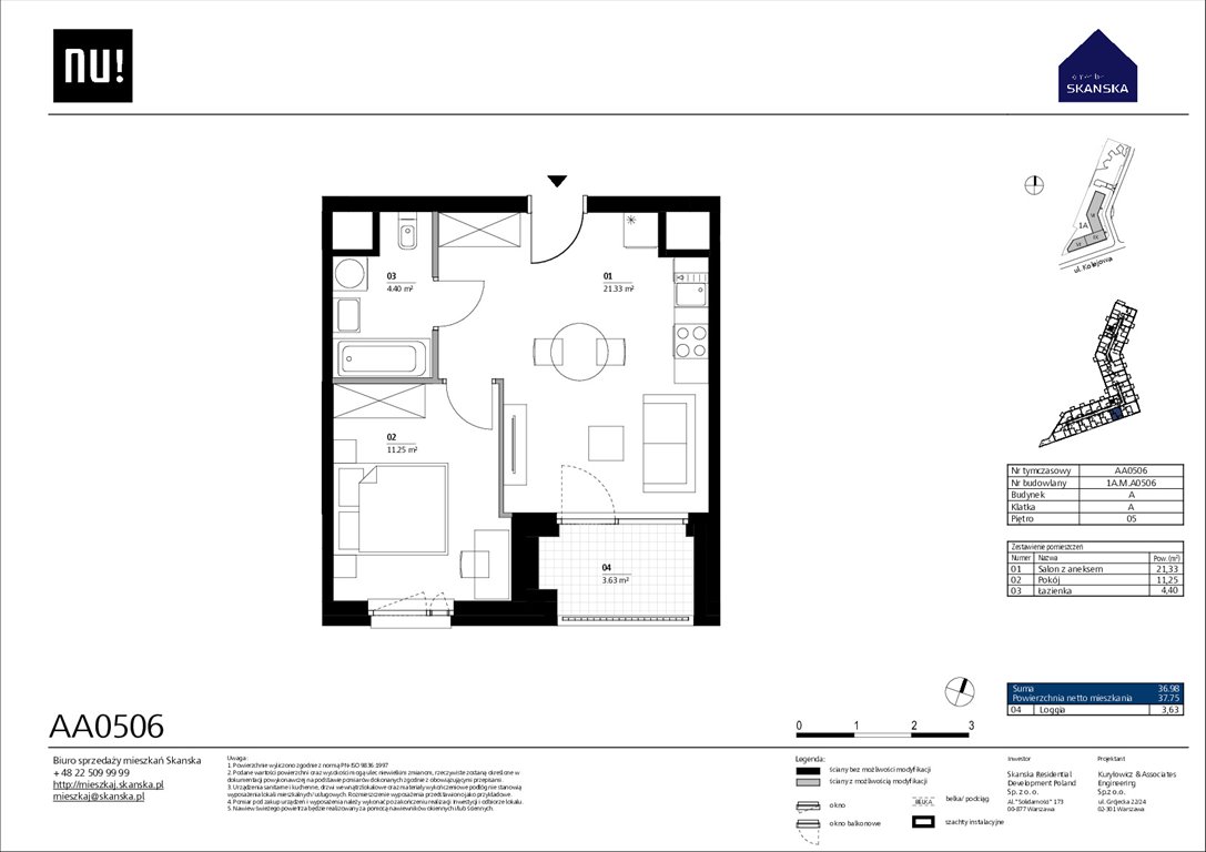 Nowe mieszkanie dwupokojowe NU Wola Warszawa Warszawa, Wola, Kolejowa  41m2 Foto 1