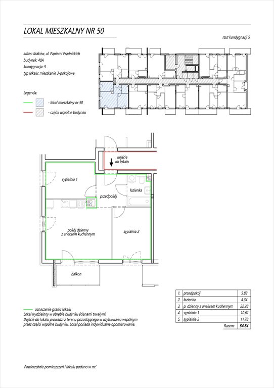 Nowe mieszkanie trzypokojowe Weduta Krakowa Budynek B Kraków, Krowodrza, Papierni Prądnickich 48  55m2 Foto 1