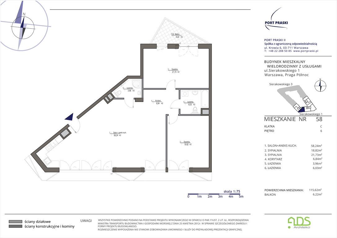 Nowe mieszkanie trzypokojowe Sierakowskiego 1 i 3 Warszawa, Praga - Północ, Sierakowskiego 1-3  115m2 Foto 1 Nowe mieszkanie trzypokojowe Sierakowskiego 1 i 3 Warszawa, Praga - Północ, Sierakowskiego 1-3  115m2 Foto 1