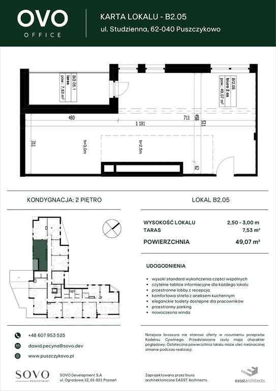 Nowe mieszkanie OVO Office Puszczykowo, Studzienna 2G  49m2 Foto 1