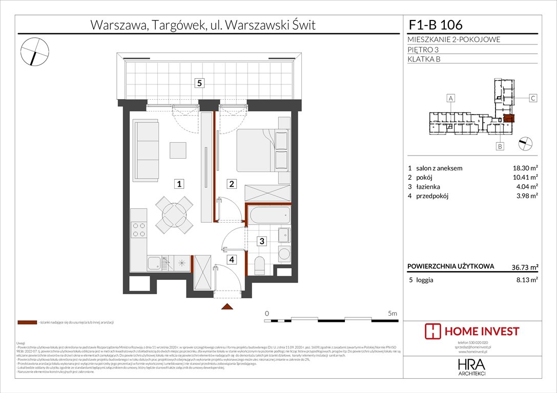 Nowe mieszkanie dwupokojowe Warszawski Świt Etap XIII Warszawa, ul. Warszawski Świt  37m2 Foto 1