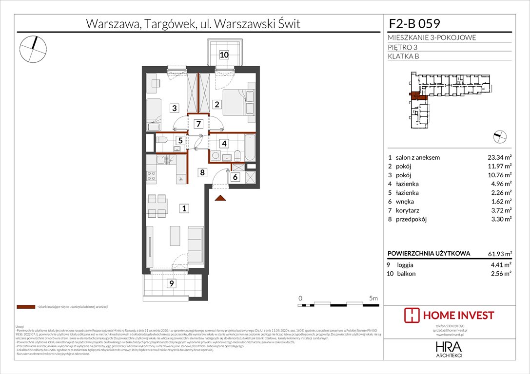 Nowe mieszkanie trzypokojowe Warszawski Świt Etap XIV Warszawa, ul. Warszawski Świt  62m2 Foto 1