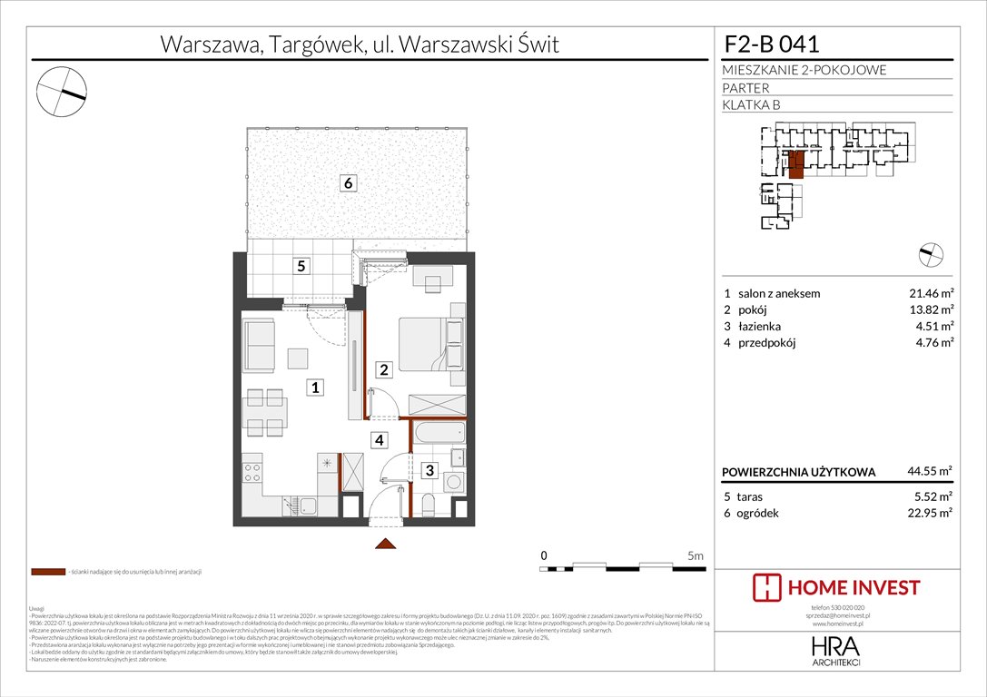 Nowe mieszkanie dwupokojowe Warszawski Świt Etap XIV Warszawa, ul. Warszawski Świt  45m2 Foto 1