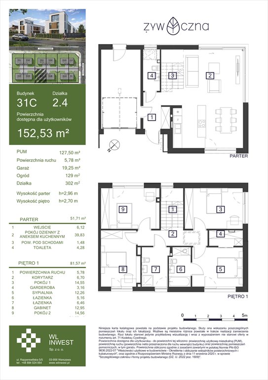 Nowy dom OSIEDLE ŻYWICZNA Warszawa, Białołęka, Żywiczna 31  153m2 Foto 1