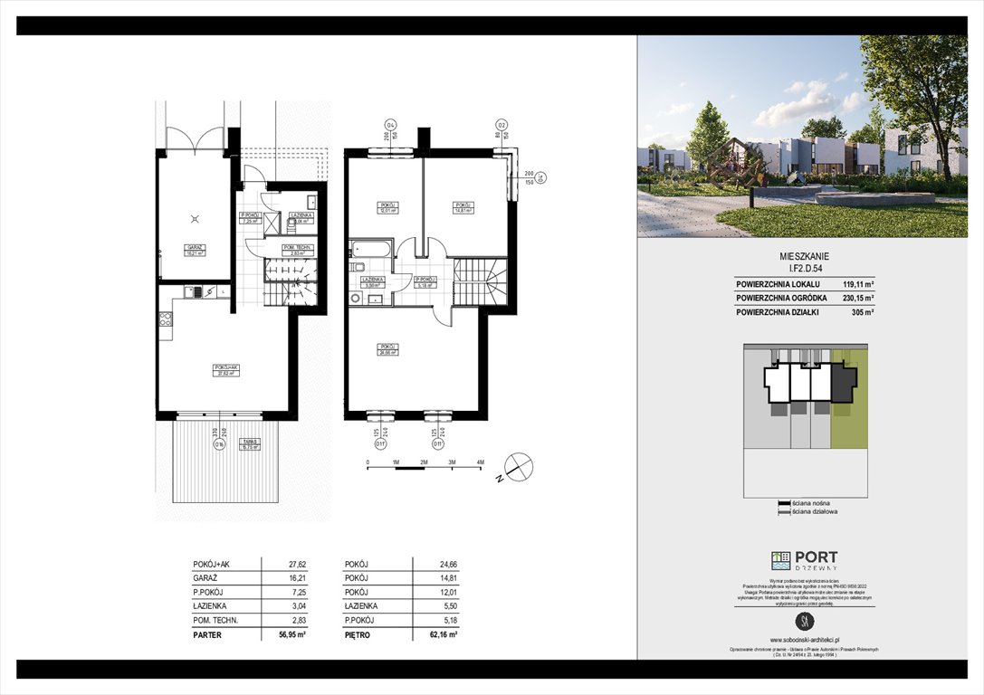 Nowe mieszkanie czteropokojowe  Port Drzewny Toruń, Stary Toruń, ul. Portowa  119m2 Foto 1