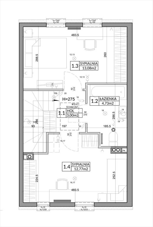 dom na sprzedaż 73m2 dom Słomin, Janczewicka