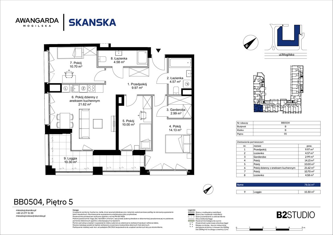 Nowe mieszkanie czteropokojowe  Awangarda Mogilska Kraków, Prądnik Czerwony, Mogilska 126  79m2 Foto 1