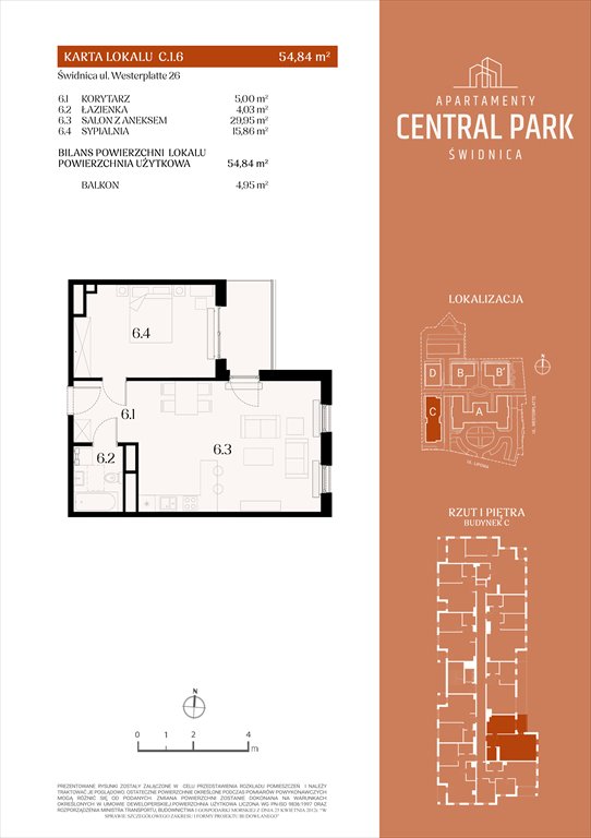 Nowe mieszkanie dwupokojowe Apartamenty Central Park Świdnica Świdnica, Lipowa 14  55m2 Foto 1
