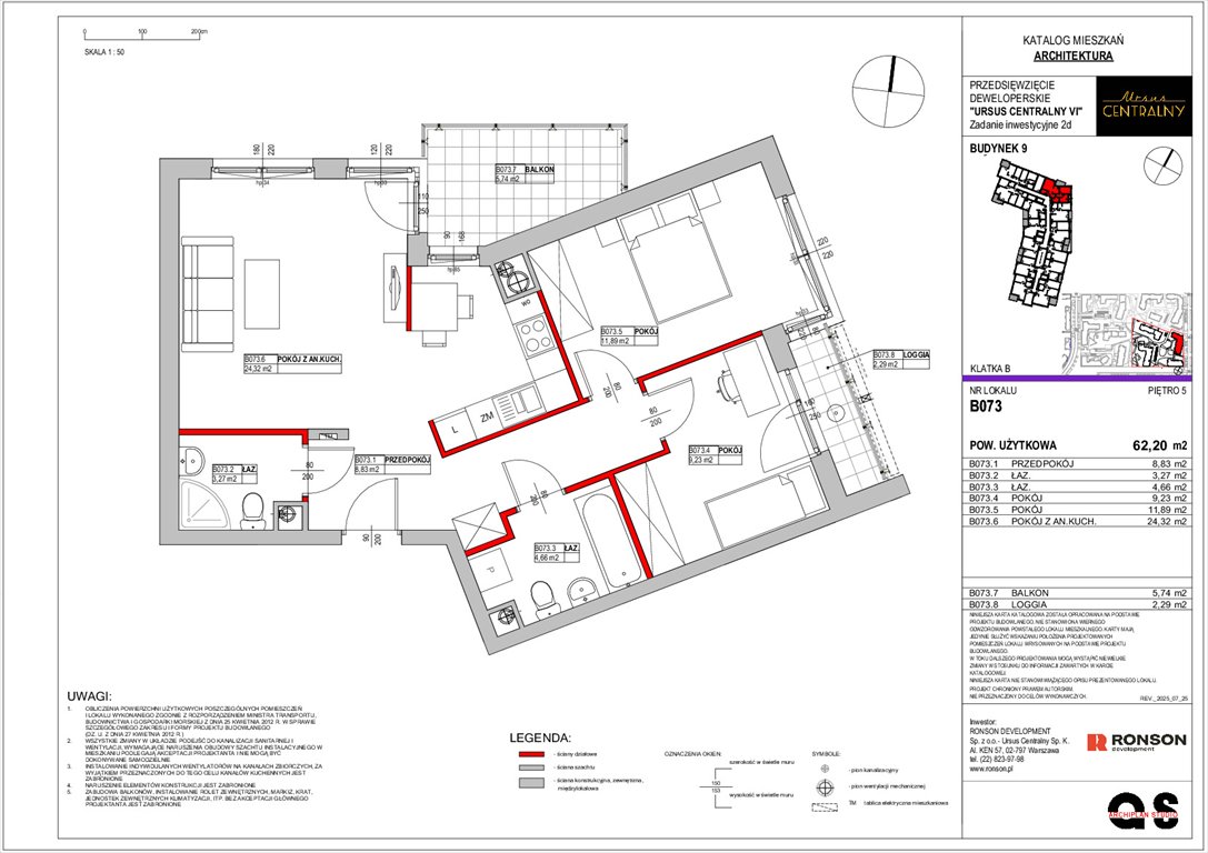 Nowe mieszkanie trzypokojowe URSUS CENTRALNY Warszawa, Ursus, ul. Gierdziejewskiego 23  62m2 Foto 1