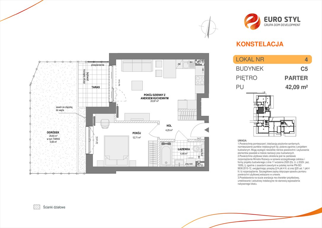 mieszkanie na sprzedaż 42m2 mieszkanie Gdynia, Pogórze, Paderewskiego