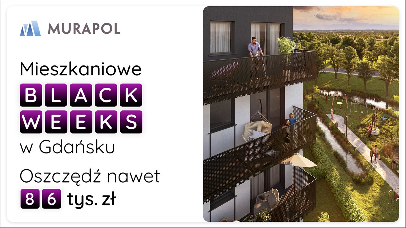 Nowe mieszkanie czteropokojowe  Murapol Osiedle Novelo Gdańsk, ul. W. Jagiełły  65m2 Foto 1