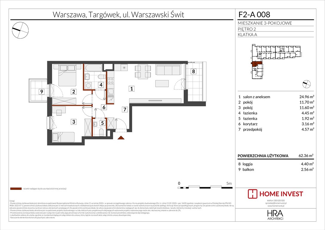 Nowe mieszkanie trzypokojowe Warszawski Świt Etap XIV Warszawa, ul. Warszawski Świt  62m2 Foto 1