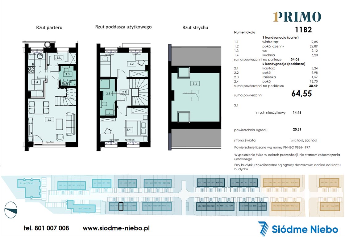 Nowy dom Osiedle PRIMO Pruszcz Gdański, Rokitnica, Droga Słowackiego  65m2 Foto 1
