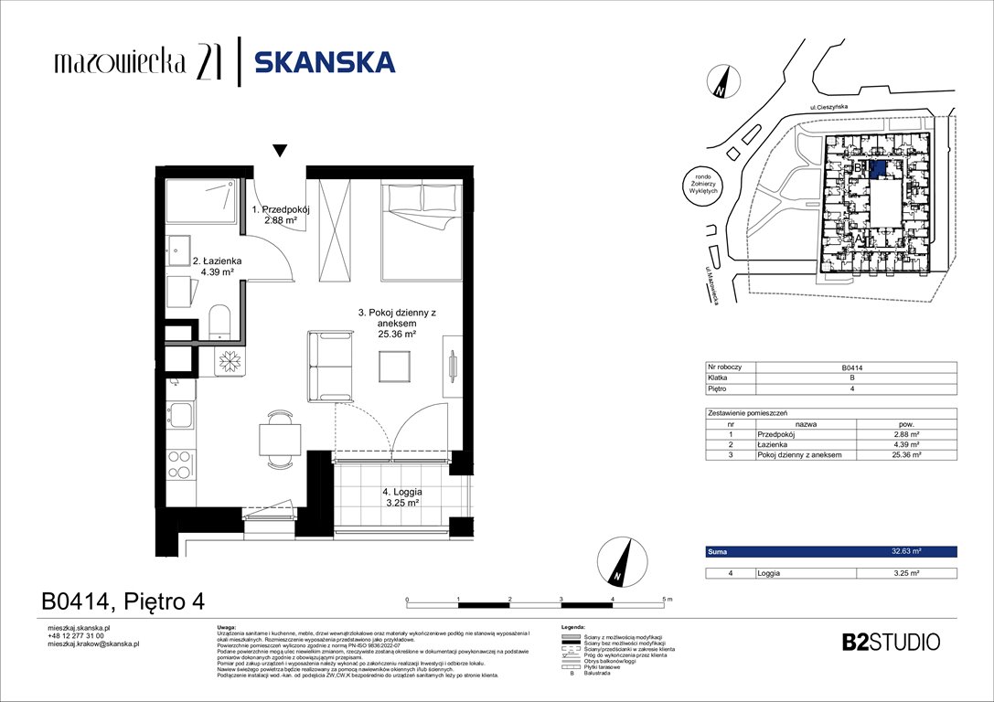 Nowa kawalerka Mazowiecka 21 Kraków, Krowodrza, ul. Mazowiecka 21  33m2 Foto 1