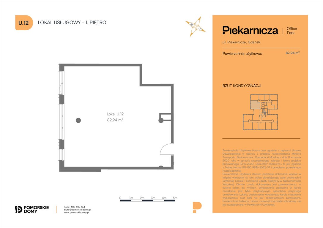 Nowe mieszkanie Piekarnicza Office Park Gdańsk, Morena, Piekarnicza 6  83m2 Foto 1
