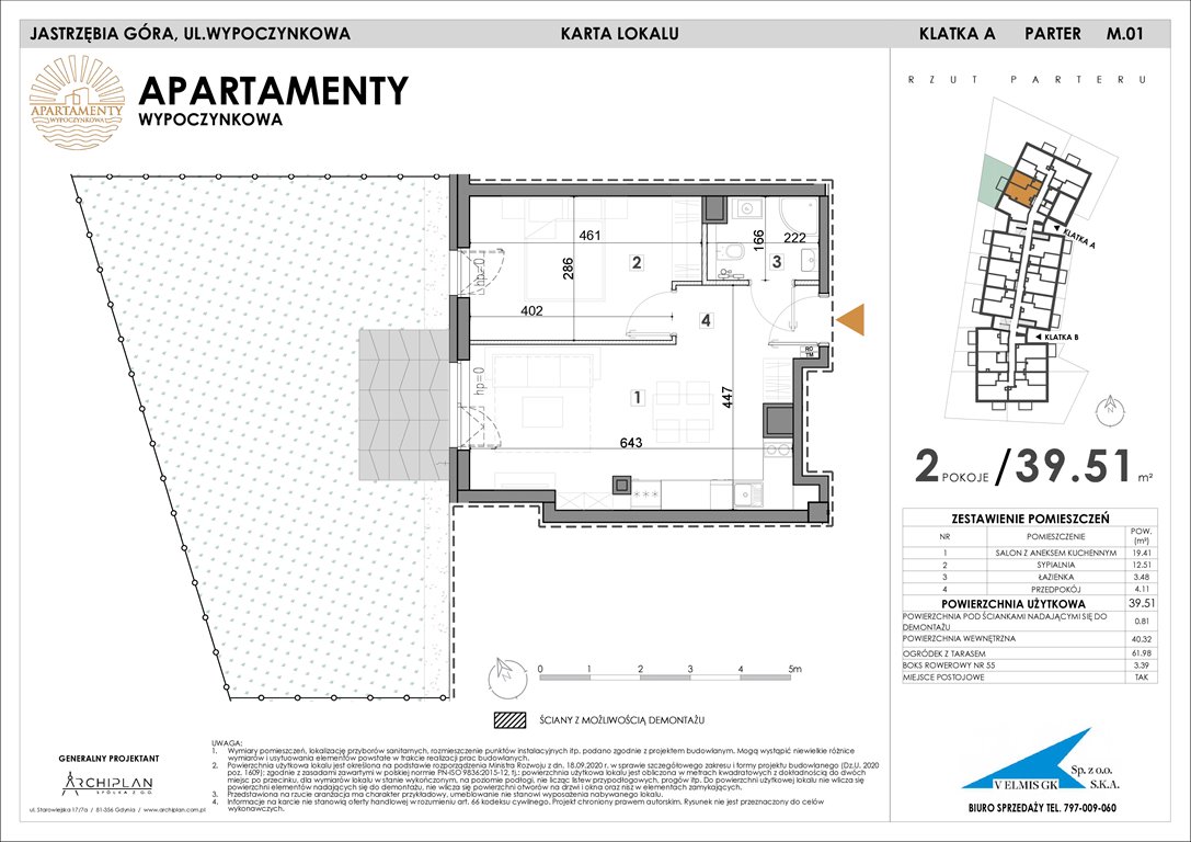 Nowe mieszkanie Apartamenty Wypoczynkowa Jastrzębia Góra, Wypoczynkowa  40m2 Foto 1