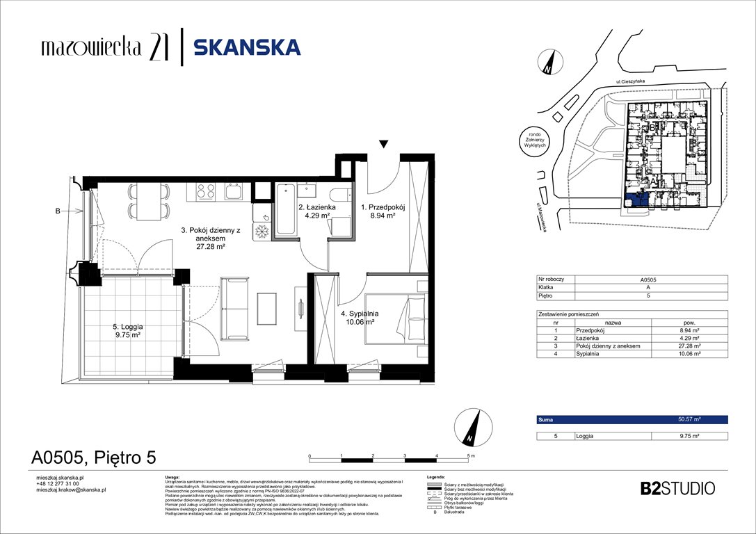 Nowe mieszkanie dwupokojowe Mazowiecka 21 Kraków, Krowodrza, ul. Mazowiecka 21  51m2 Foto 1