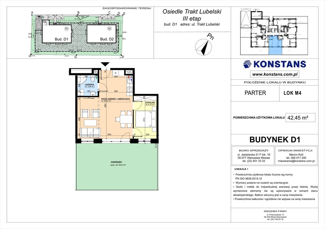 Nowe mieszkanie dwupokojowe TRAKT LUBELSKI Etap III Warszawa, Wawer, Trakt Lubelski 181 C i 181 D  42m2 Foto 1