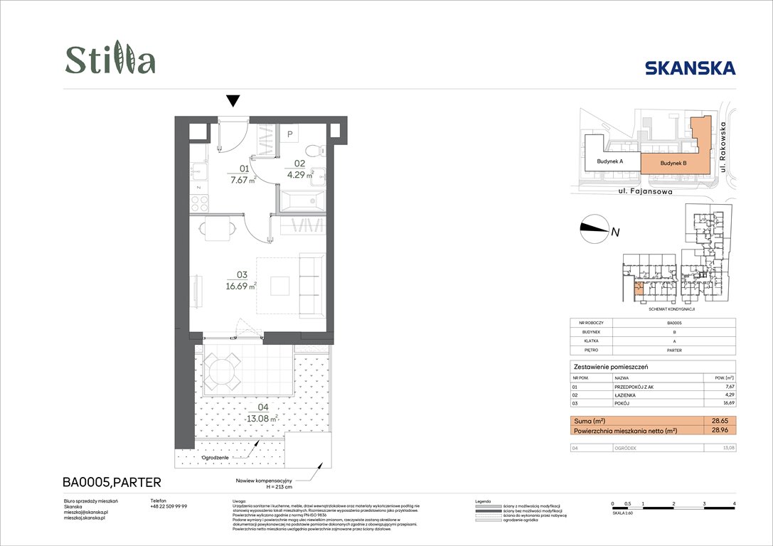 Nowa kawalerka Stilla Warszawa, Fajansowa 5  29m2 Foto 1