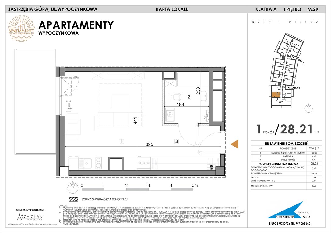 Nowe mieszkanie Apartamenty Wypoczynkowa Jastrzębia Góra, Wypoczynkowa  28m2 Foto 1